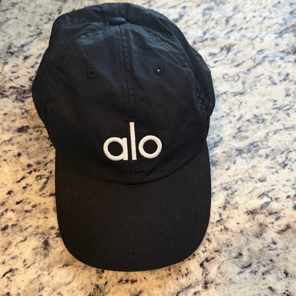 Alo Black Baseball Cap